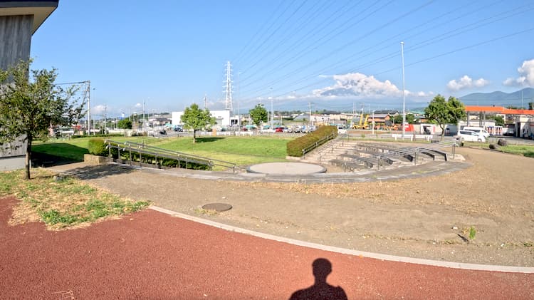 道の駅ふじおやまにある用沢公園